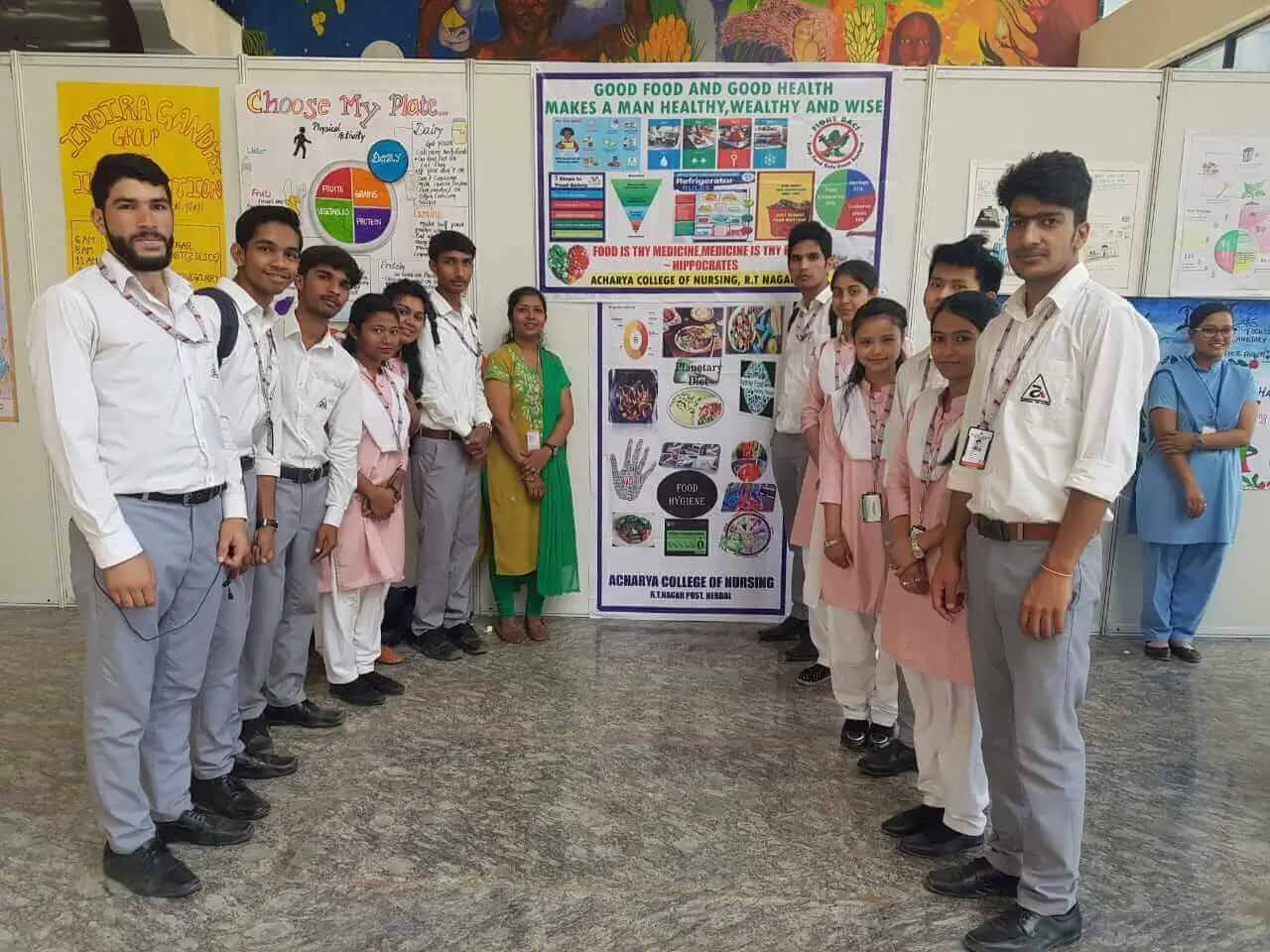 MSc Nursing students at a Bangalore college engaged in clinical training, exemplifying one of the best nursing colleges in Bangalore city.