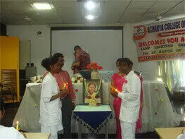 Group of students celebrating graduation from one of the best BSc nursing colleges in Bangalore.